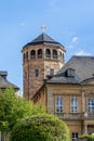 Bayreuth old town with the octagonal tower of the Castle Church SchloÃÅ¸kirche